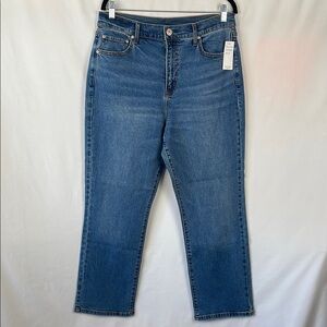 NWT OfLuck Original Jeans Classic Medium Wash Denim Blue Jeans - Size 14 Short